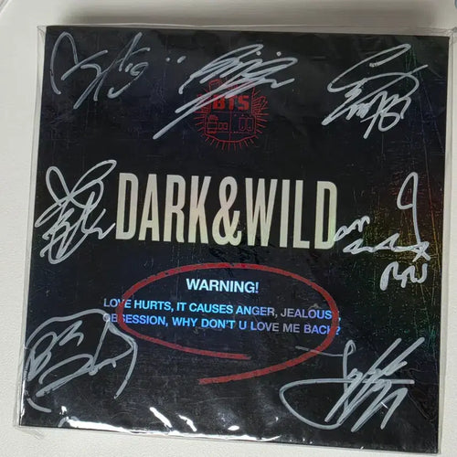 [BUNJANG] BTS Dark & Wild Signed Album / 방탄소년단 bts 싸인앨범 판매(공방포카 덤)