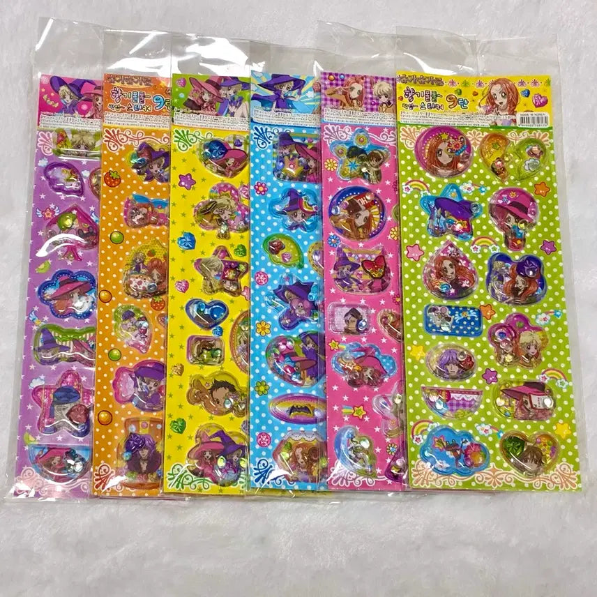 [BUNJANG] Sugar Sugar Rune Scented Capsule Stickers Set 9 - 6 Types / 고전 슈가슈가룬 향기캡슐스티커 9탄 6종
