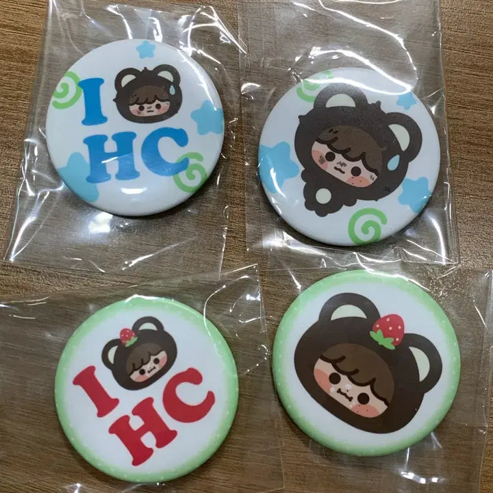 [BUNJANG] NCT Haechan Full Summer Wish Pin Button / 곰효기 핀버튼 엔시티 해찬 다님 풀썸머 위시 드림
