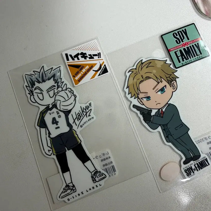 [BUNJANG] Haikyuu!! Bokuto Koutarou / Spy x Family Loid Jump Shop Sticker Set / 하이큐 보쿠토 / 스파패 로이드 점프샵 스티커