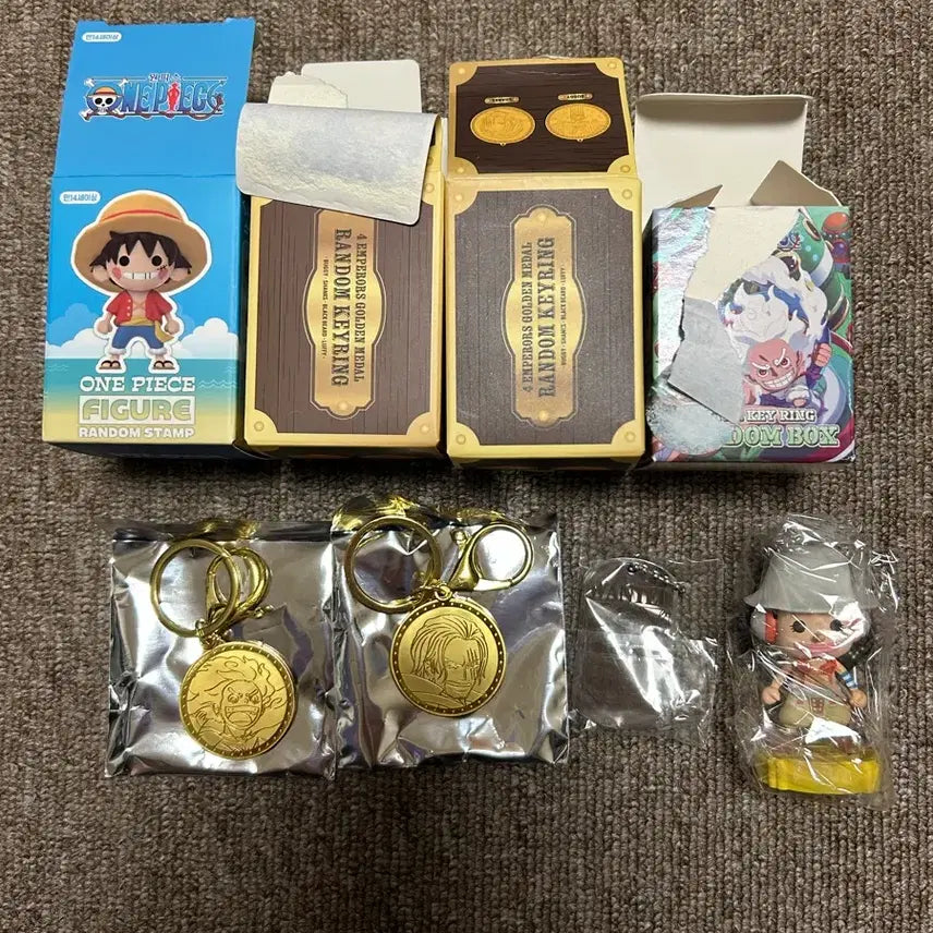 [BUNJANG] One Piece Random Figure Keychain Set / 원피스 랜덤 피규어 키링