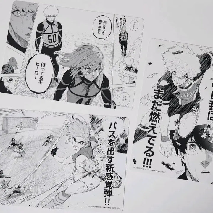 [BUNJANG] Blue Lock Animate Original Drawing Paper Special Edition / 블루록 치기리 쿠니가미 이사기 애니메이트 원화 지류 특전