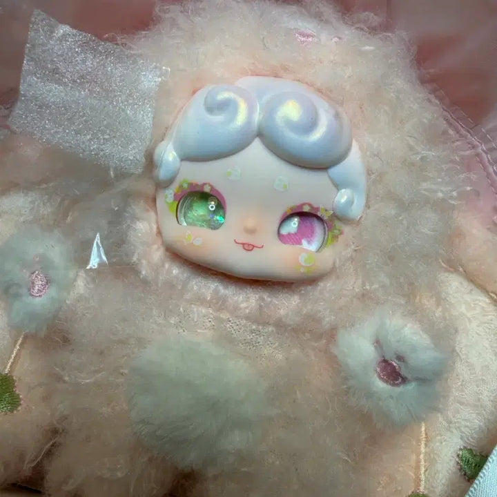 [BUNJANG] Bamtooki V6 Pink Curly Two-Eyes / 밤토끼v6 핑크뽀글이 투눈
