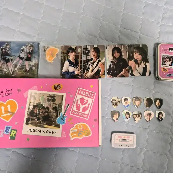 [BUNJANG] QWER Battlegrounds Collaboration Limited Goods / qwer 배틀그라운드 콜라보 한정굿즈