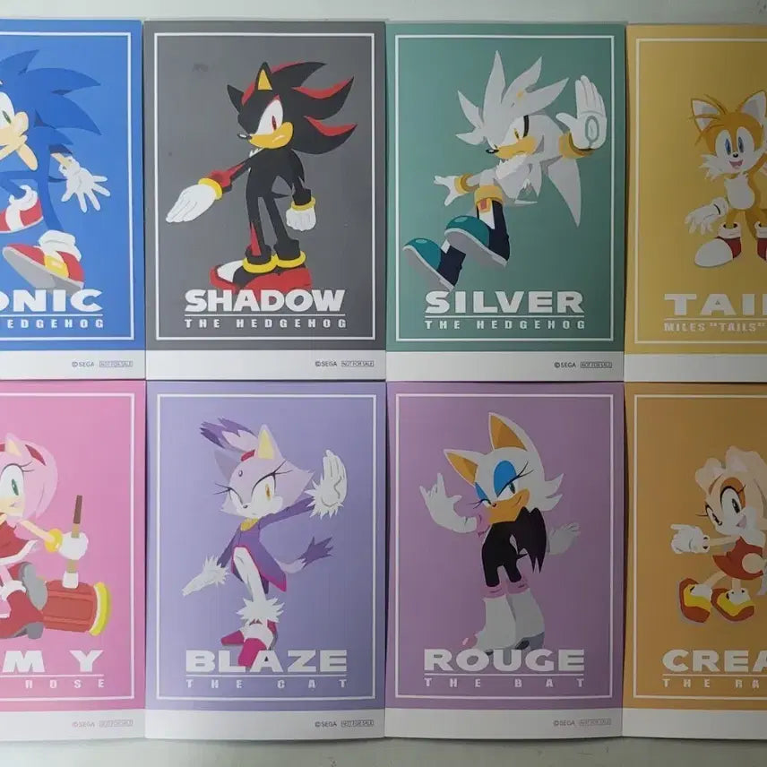 [BUNJANG] Sonic the Hedgehog Character Cards / 소닉 더 헤지혹 캐릭터카드
