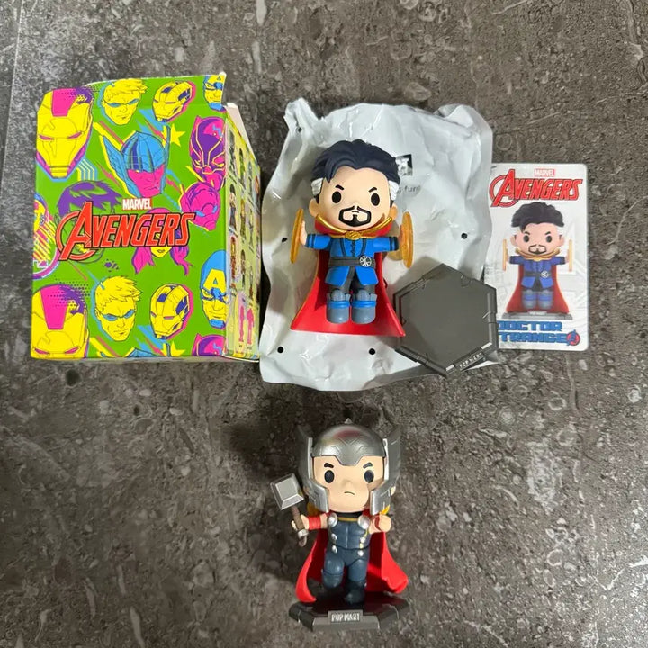 [BUNJANG] Pop Mart Marvel Avengers Doctor Strange Thor Bundle Set / 팝마트 마블 어벤져스 닥터스트레인지 토르 일괄