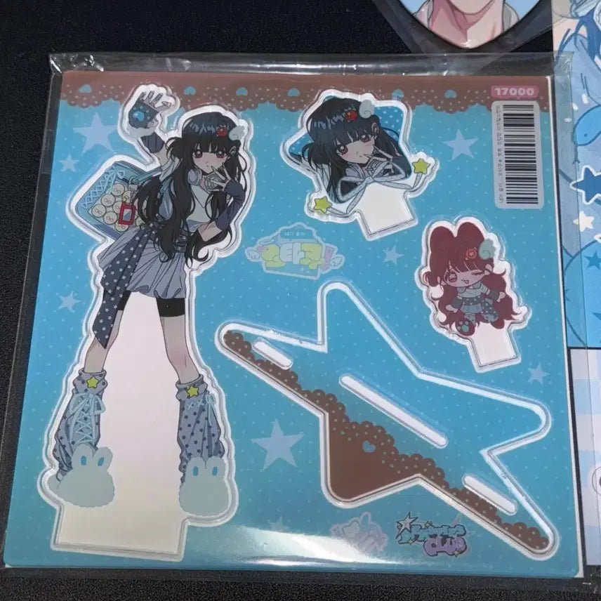 [BUNJANG] Mengsu Store Otaku Girls Toto Assemble Acrylic Stand &amp; Can Badge Bundle Set / 맹수상점님 오타쿠 소녀들 토토 조립형 아크릴스탠드 캔뱃지 원가 이하 양도