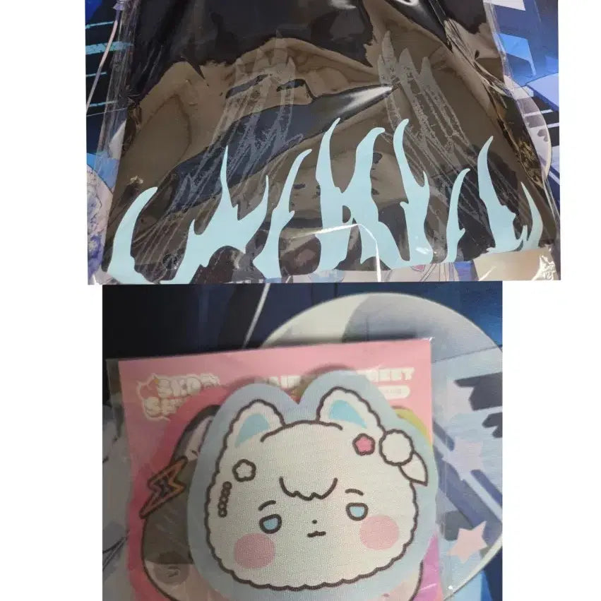 [BUNJANG] SCOCHISM Iro Cloud Short Sleeve T-Shirt &amp; Hair Sheet Set / 쇼케 전까지만 양도 | 스코시즘 이로 클라우드 반팔티셔츠 스코시즘 헤어시트 양도