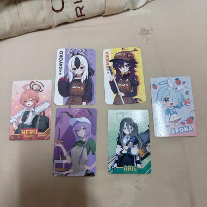 [BUNJANG] Blue Archive Character Card 6-Type Set / 블루 아카이브 캐릭터 카드 6종 세트