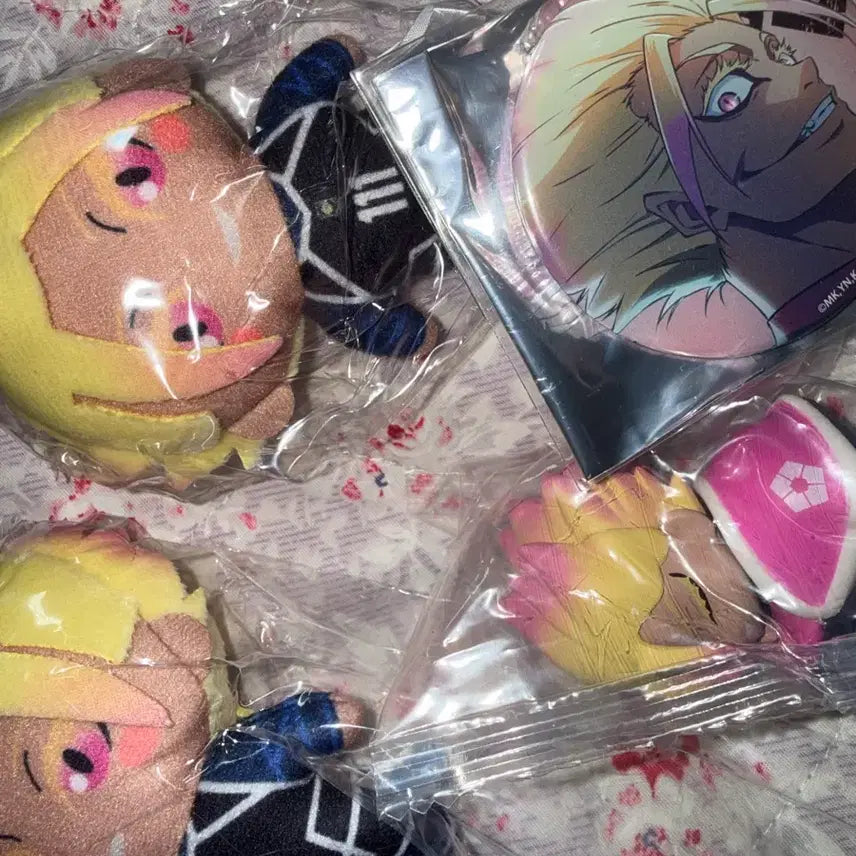[BUNJANG] Blue Lock Isagi Yoichi Nui Badge &amp; Onemutan Bundle Set / 블루록 시도 류세이 누이 뱃지 오네무탄 일괄 판매합니다
