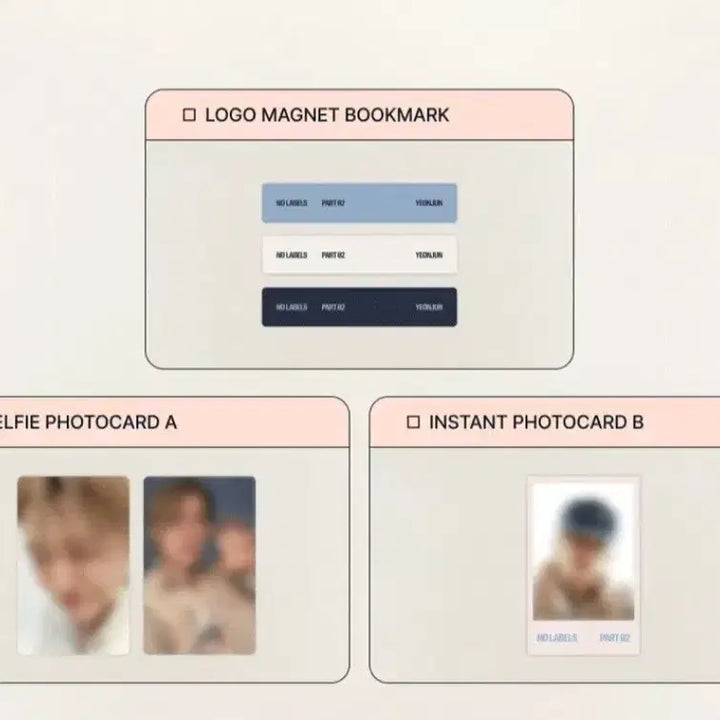 [BUNJANG] TXT Yeonjun NO LABELS: PART 02 Weverse POB Set / (연준) NO LABELS: PART 02 위버스 특전 세트