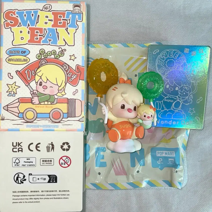 [BUNJANG] Popmart Sweet Bean Wander Day Glittery Days Secret Version Figure / [시크릿 단순개봉] 팝마트 스위트빈 반짝이던 날들 Wander Day