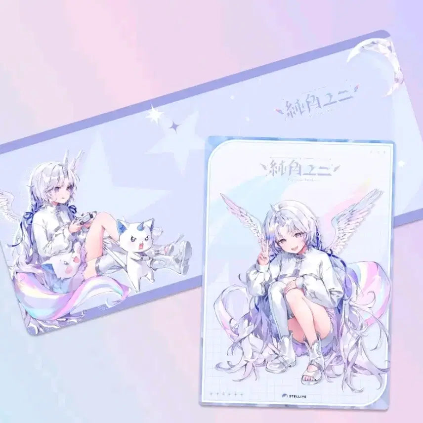 [BUNJANG] Ayatsuno Yuni Special Desk Mat + Poster Set / 스텔라이브 아야츠노유니 스페셜 장패드,포스터