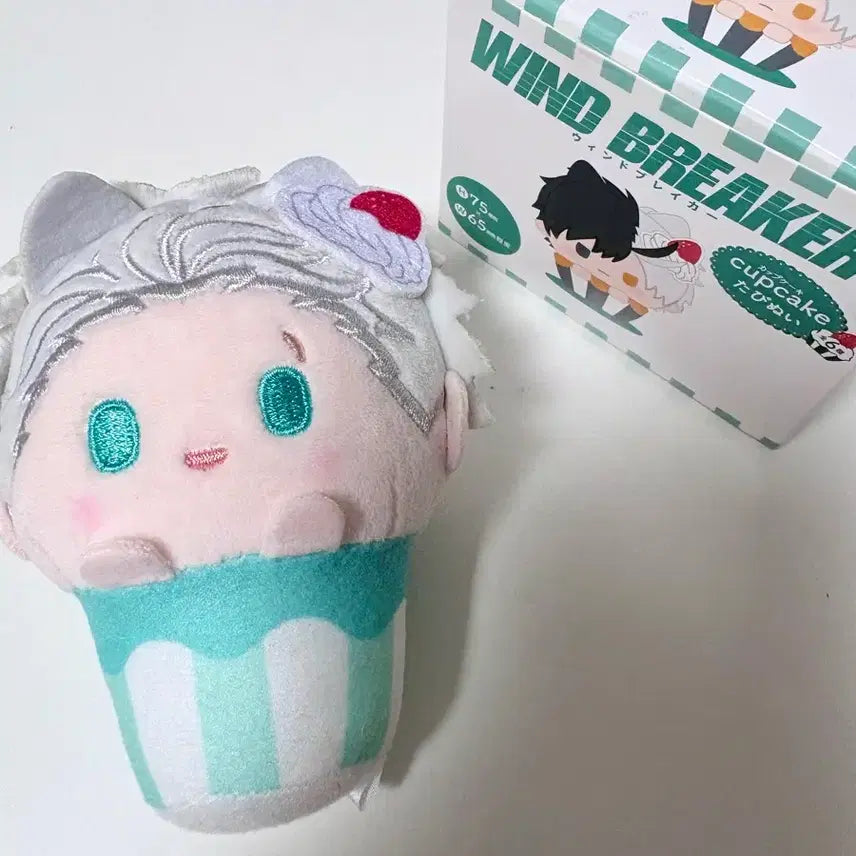 [BUNJANG] Umbrella Umemeiya Hajime Cupcake Keyring / 윈브레 윈드브레이커 우메미야 하지메 타피누이 컵케익키링 컵케이크