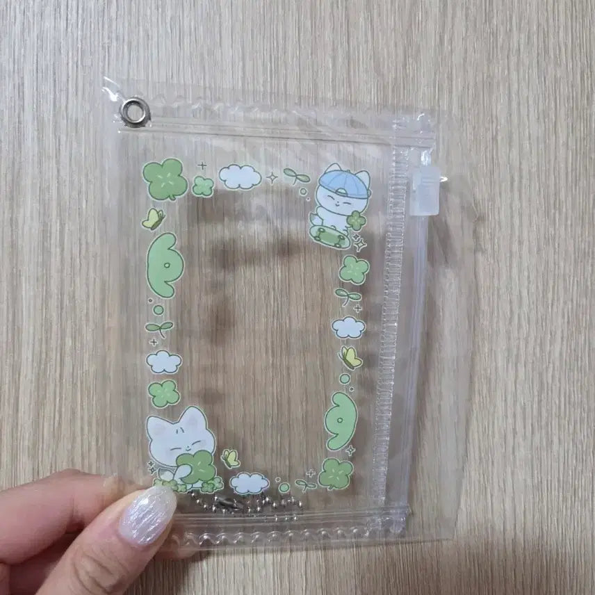 [BUNJANG] Kickflip Photocard Holder &amp; Pouch (Sealed) / [미개봉] 킥플립 계훈_포카홀더 및 파우치