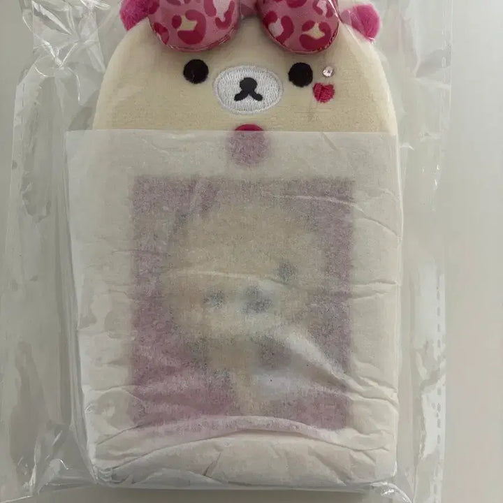 [BUNJANG] Rilakkuma Korilakkuma "Gyaru Leopard Ribbon" Photocard Holder / 코리락쿠마 가득 포카 홀더 갸루 레오파드 리본 리락쿠마 고전 문구