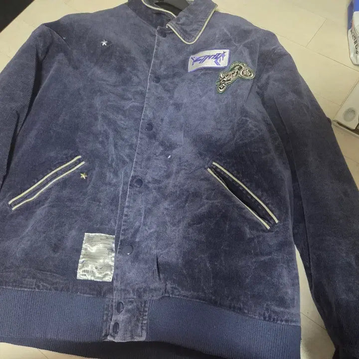 [BUNJANG] Zutto Mayo Corduroy Wappen Jacket XL / 즛토마요 스나네코 코듀로이 와팬 자켓 XL