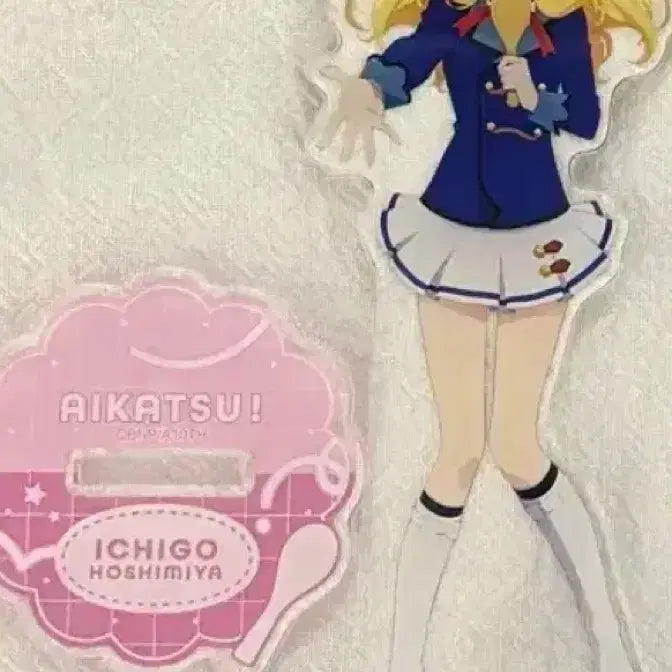 [BUNJANG] Aikatsu Ichigo &amp; Lime Acrylic Stand / 급처)아이카츠 이치고 라임 아크릴스탠드