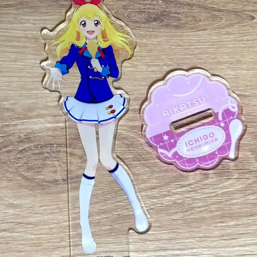 [BUNJANG] Aikatsu Ichigo &amp; Lime Acrylic Stand / 급처)아이카츠 이치고 라임 아크릴스탠드