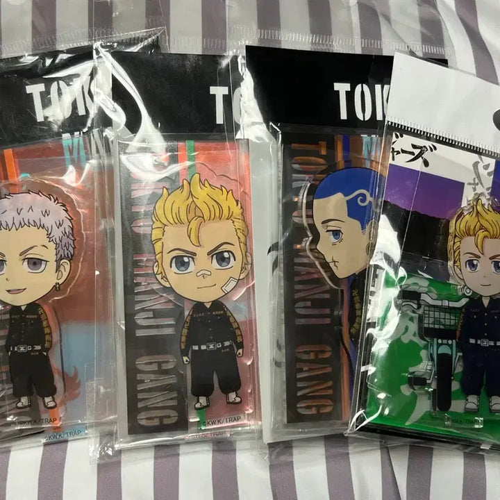 [BUNJANG] Tokyo Revengers Mini Acrylic Standee Bundle Set / 도리벤 미니 아크릴 4개 일괄판매