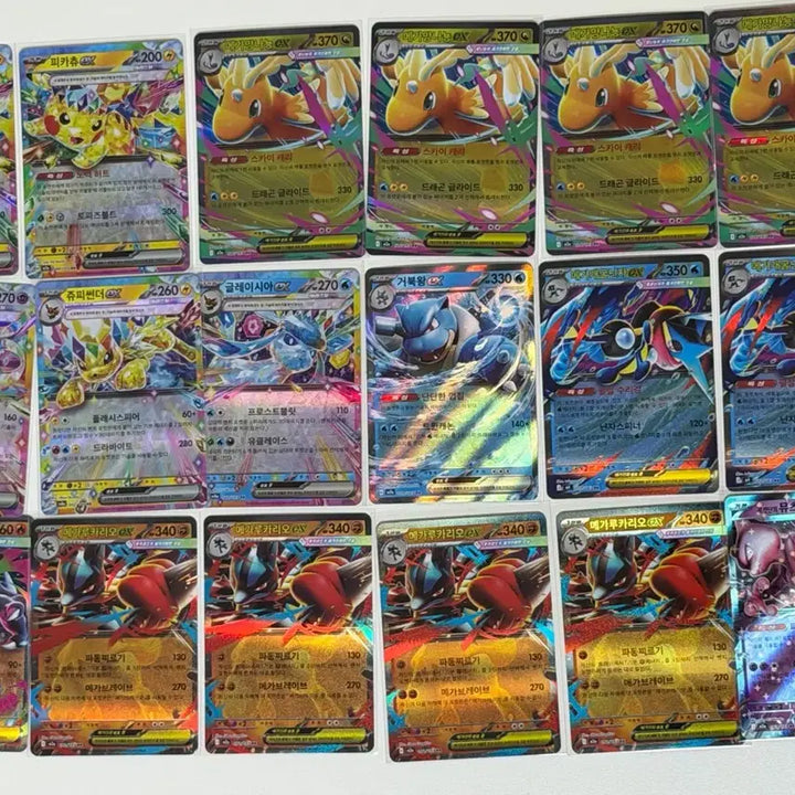 [BUNJANG] Pokemon Card RR Bulk - 213 Cards (134 Korean, 63 Japanese, 16 North American) / 최저가! 포켓몬카드 RR 벌크 213장 (한글134/일판63/북미16)