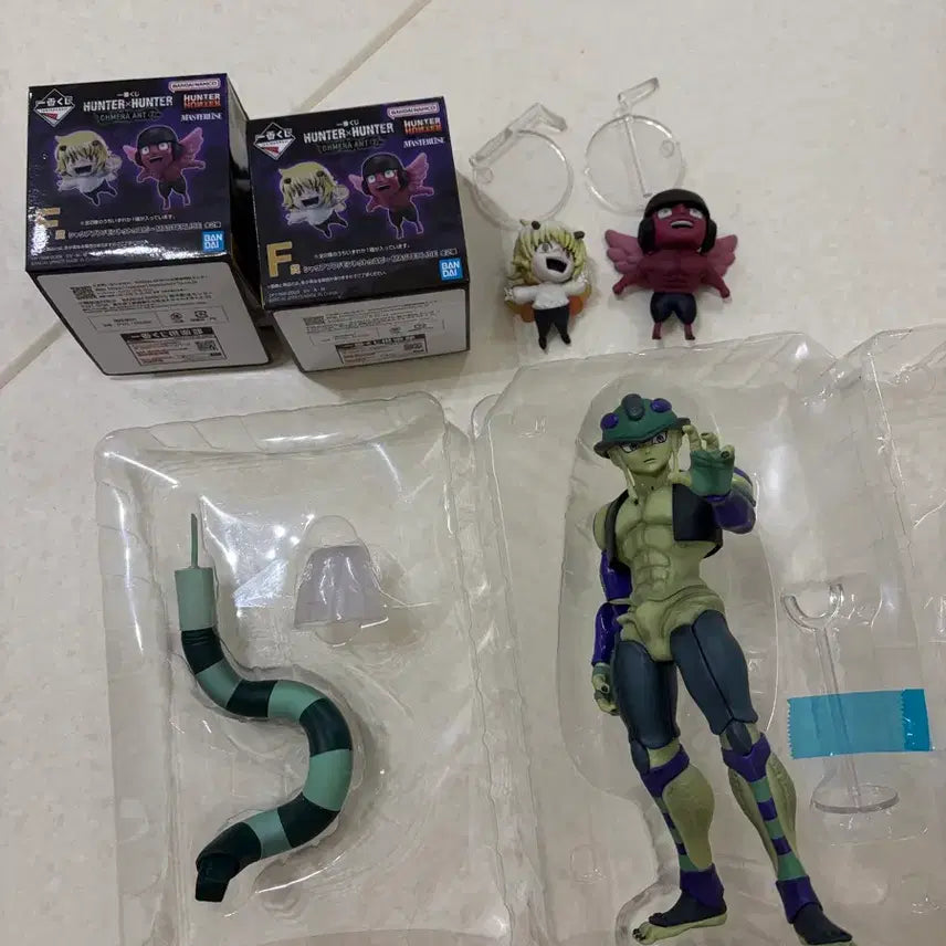 [BUNJANG] Hunter x Hunter Ichiban Kuji Meruem, Youpi, and Phinks Bundle / 헌터x헌터 제일복권 메르엠, 유피, 푸흐 일괄 단순전시