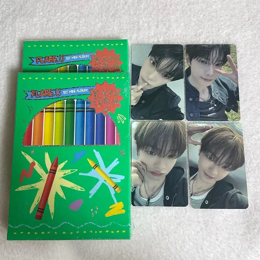 [BUNJANG] Flareu Choi Ripwoo, Kang Woojin POB Photocard Bundle Set / 플레어유 flareu 최립우 강우진 미공포 포카