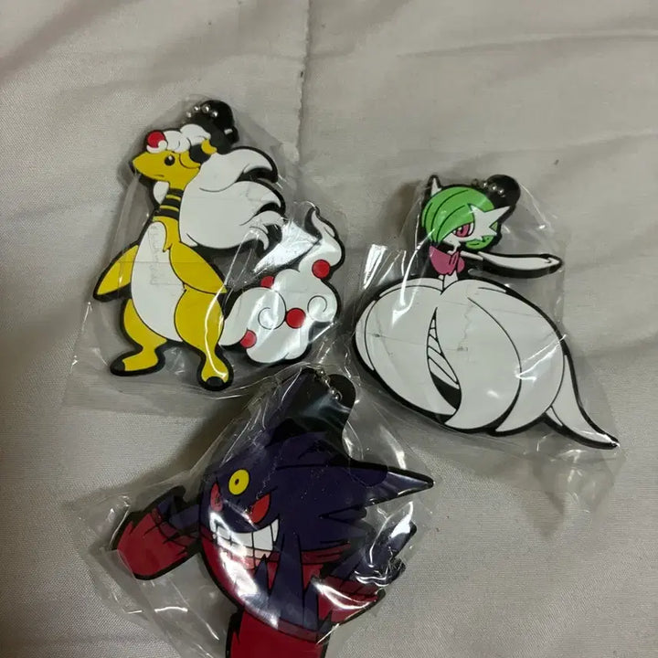 [BUNJANG] Pokemon Mascot Rubber Keychain Gacha Mega Gardevoir Mega Ampharos Mega Gengar / 포켓몬 마스코트 러버 키링 가챠 메가 팬텀 메가 가디안 메가 전룡