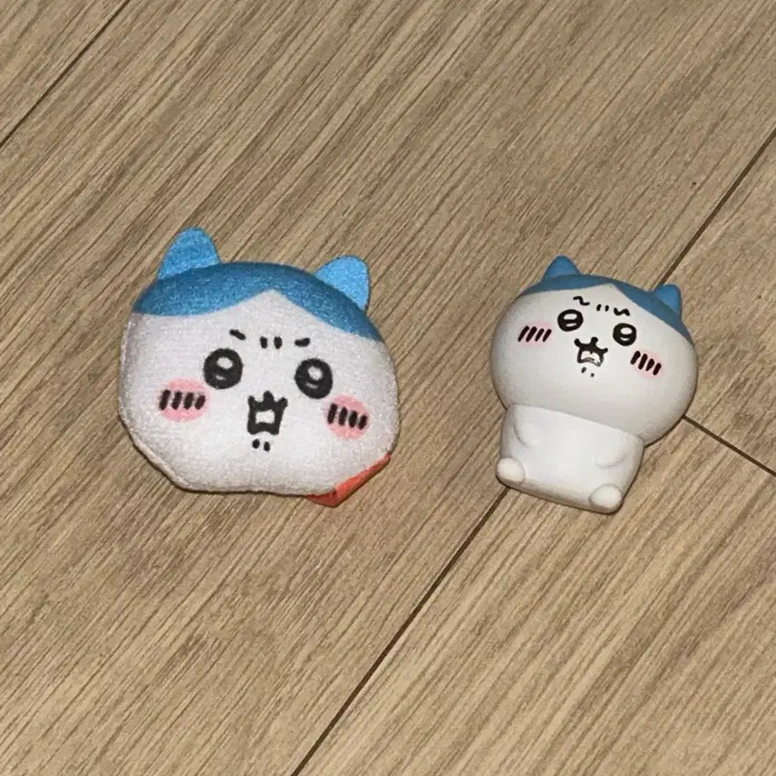 [BUNJANG] Monzakki Hachiware Figure &amp; Plush Set / 먼작귀 하치와레 피규어 인형 세트