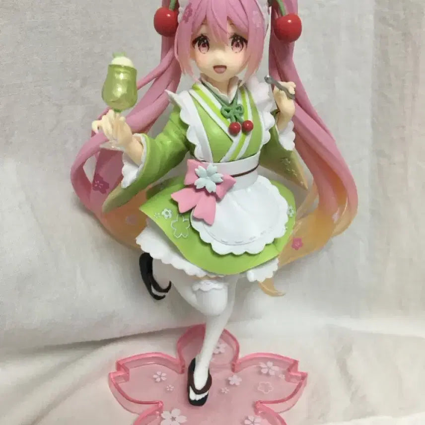 [BUNJANG] Taito Hatsune Miku Sakura Miku Japanese Style Teahouse Limited Edition Figure / 오늘까지)하츠네미쿠 타이토 한정판 사쿠라미쿠 일본풍 찻집피규어
