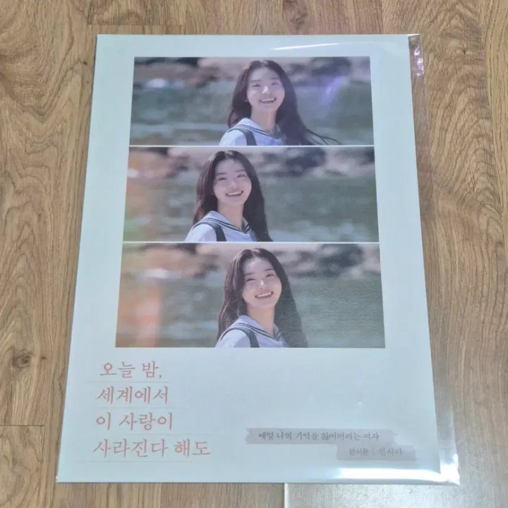 [BUNJANG] I Promise You My Love (Poster) / <오늘밤, 세계에서 이 사랑이 사라진다 해도> 오세이사 신시아 포스터