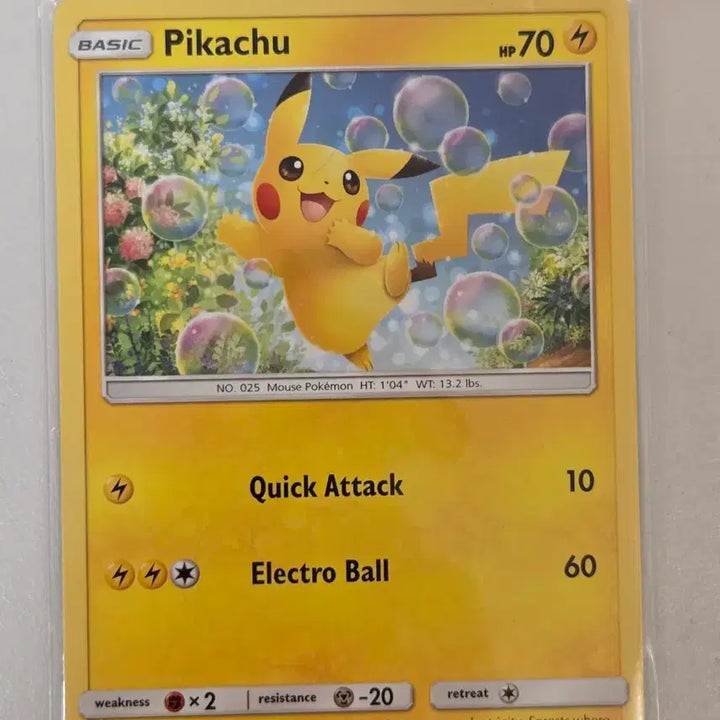 [BUNJANG] Pokemon Pikachu (19/68) "Bubble Pikachu" English/North American Release Card / 포켓몬 카드 북미판 피카츄 (Pikachu 19/68) 비눗방울피카츄