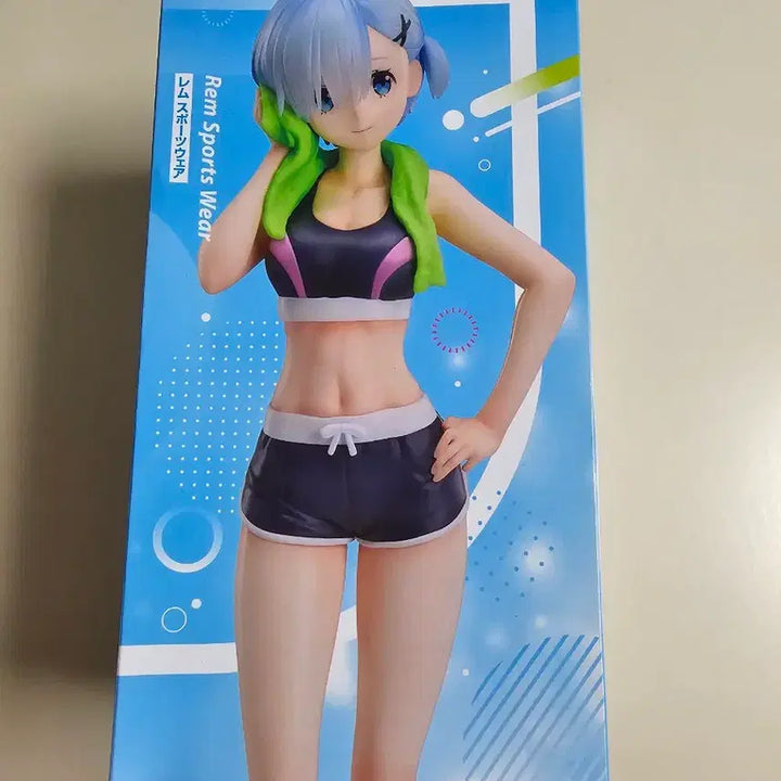[BUNJANG] Re:Zero Rem Sportswear Figure (Sealed) / (미개봉)리제로 렘 스포츠웨어 피규어