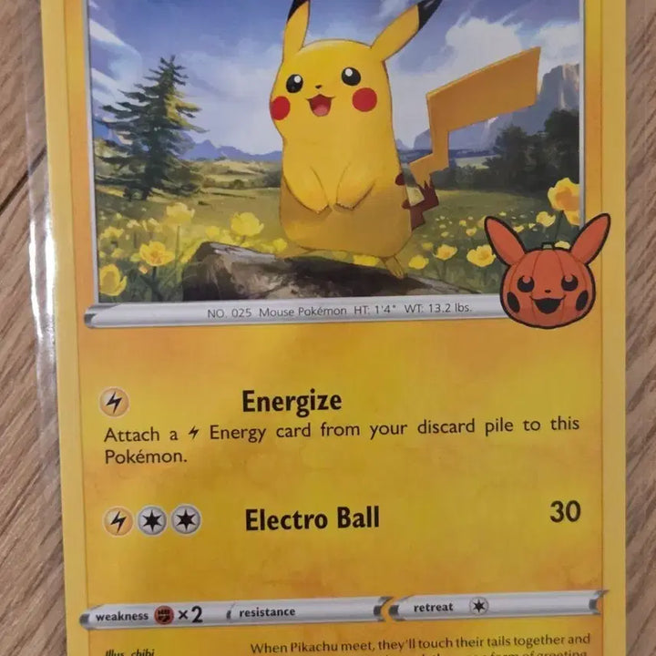 [BUNJANG] Pokemon Pikachu Halloween Limited Edition Promo Card (North American Exclusive) / [북미한정/프로모] 포켓몬 카드 피카츄 할로윈 한정판 프로모카드