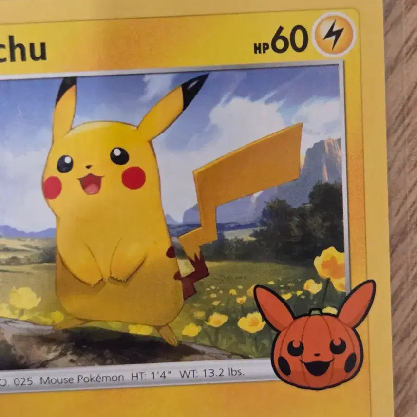 [BUNJANG] Pokemon Pikachu Halloween Limited Edition Promo Card (North American Exclusive) / [북미한정/프로모] 포켓몬 카드 피카츄 할로윈 한정판 프로모카드