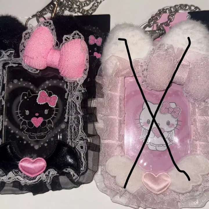 [BUNJANG] Sanrio Hello Kitty Devil Photocard Holder / 산리오 헬로키티 악마 포카홀더