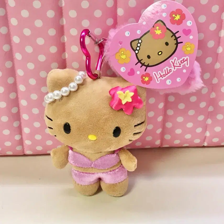 [BUNJANG] Hello Kitty Tanning Bikini Charm Mascot / 갸루 태닝 헬로키티 비키니 키링 마스코트