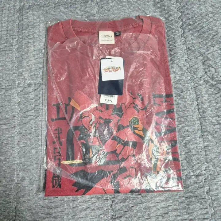 [BUNJANG] Evangelion GU Collaboration Unit 02 T-Shirt / 에반게리온 GU 콜라보 티셔츠 에바 2호기