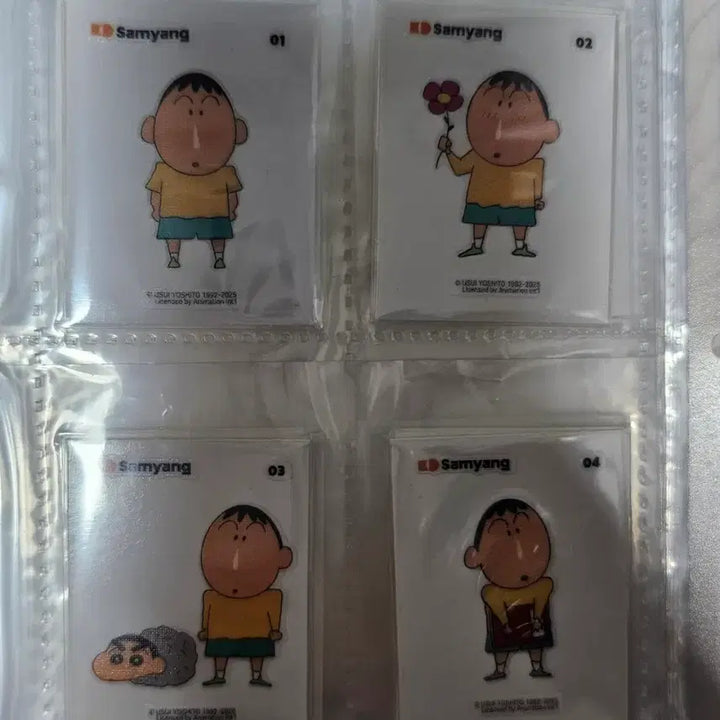 [BUNJANG] Crayon Shin-chan Paenggu 30-Piece Sticker Set / 맹구 띠부씰