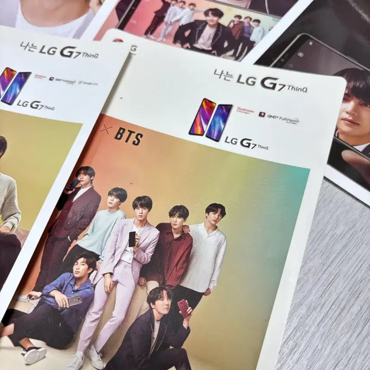 [BUNJANG] LG G7 ThinQ BTS Photocard Mini Poster Set / LG G7 씽큐 BTS 포토카드 미니 포스터 세트