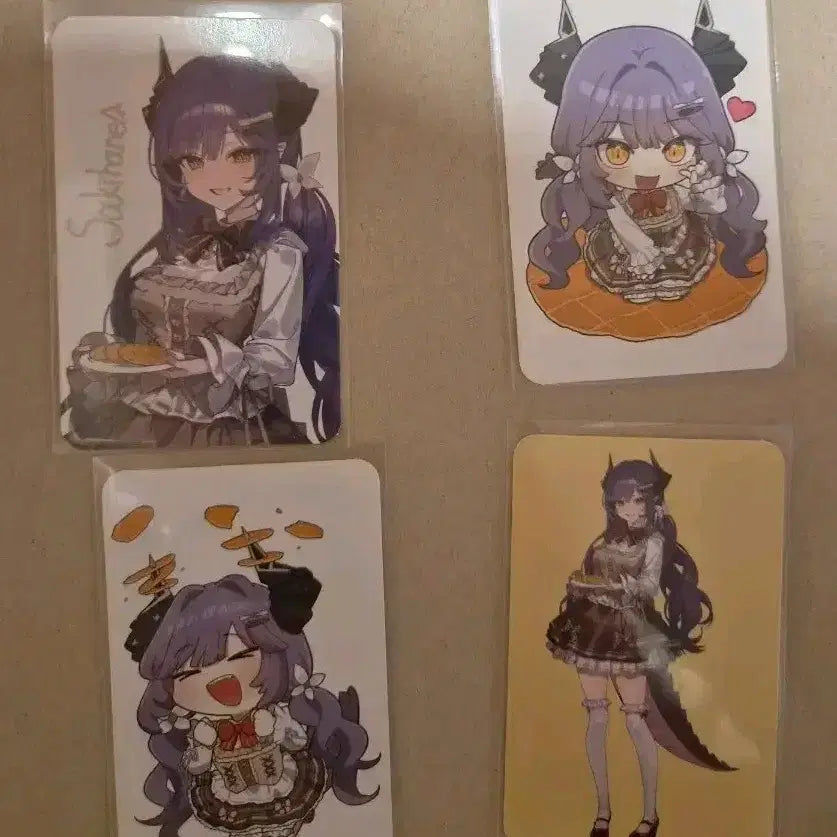 [BUNJANG] Stellive Huya Butter Waffle Photocard Set / 스텔라이브 후야 버터와플 포카 4종