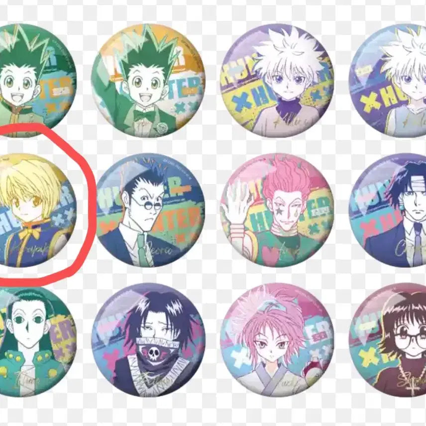 [BUNJANG] Hunter x Hunter Kurapika Hologram Can Badge / 헌터헌터 크라피카 홀로그램 캔뱃지