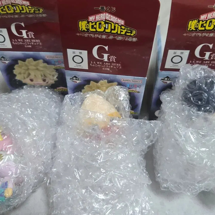 [BUNJANG] My Hero Academia Ichiban Kuji Prize G Chocokko Figures Set / (3종일괄)나히아 제일복권 G상 초코노코 피규어 판매