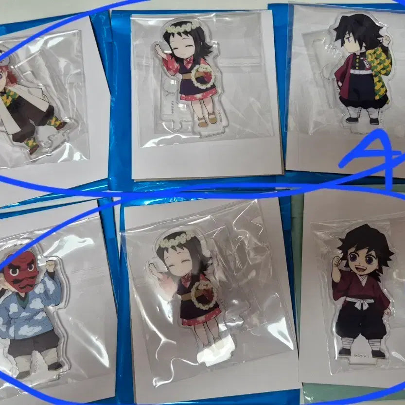 [BUNJANG] Demon Slayer Connected Acrylic Stand Set / 귀멸의 칼날 연결 아크릴 세트 일괄