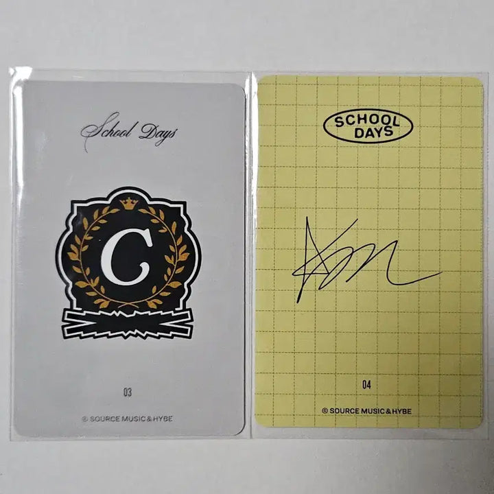 [BUNJANG] LE SSERAFIM Kim Chaewon School Days Photocard Bundle Set / 르세라핌 김채원 스쿨데이즈 포카 일괄