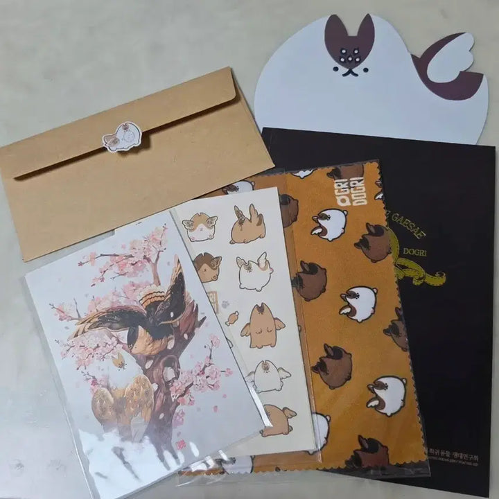 [BUNJANG] Ogreri Plush Set (Gaesae) / 오그리 인형 세트(개새)