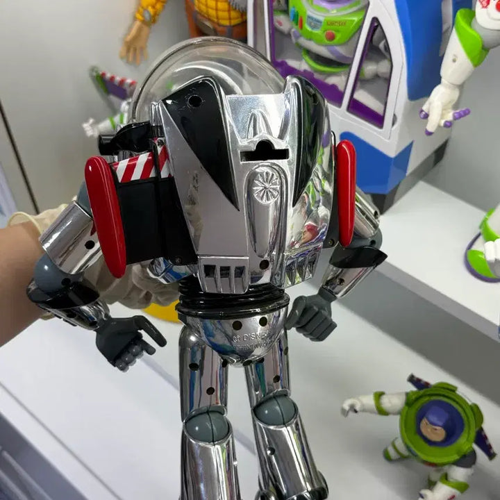 [BUNJANG] Thinkway 1995 Buzz Lightyear 1:1 Figure / 토이스토리 크롬버즈라이트이어 1995년 싱크웨이 1:1 피규어