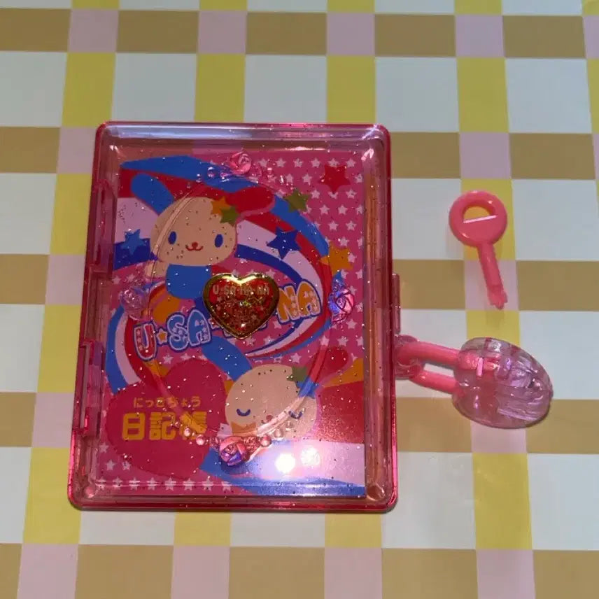 [BUNJANG] Sanrio Usahana Classic Diary Memo Box with Lock / 산리오 우사하나 고전 비밀 일기장 메모지 잠금 보관함