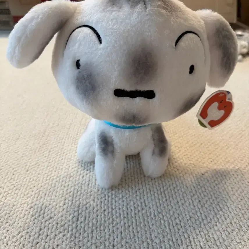 [BUNJANG] Crayon Shin-chan Miner Village Boonie Plush / 새상품) 짱구 탄광마을 인형 / 짱구 흰둥이 탄광마을 인형