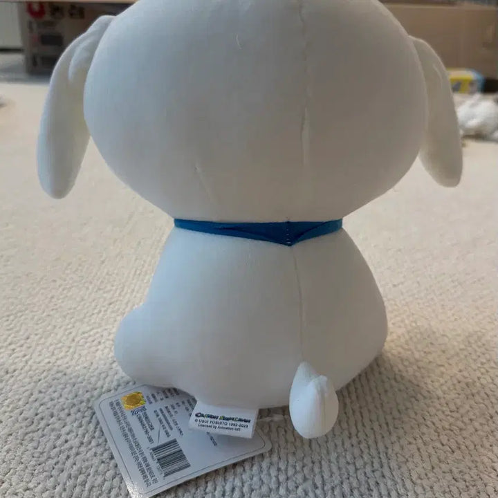 [BUNJANG] Crayon Shin-chan White Dog Plush Medium / 새상품) 짱구 흰둥이 인형
